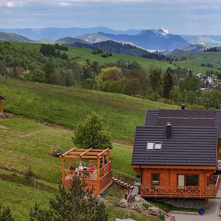 Houten Vakantiewoning "Reisnaarpolen" Royaal Ontbijt, Sauna En Hottub Czarna Góra Dış mekan fotoğraf