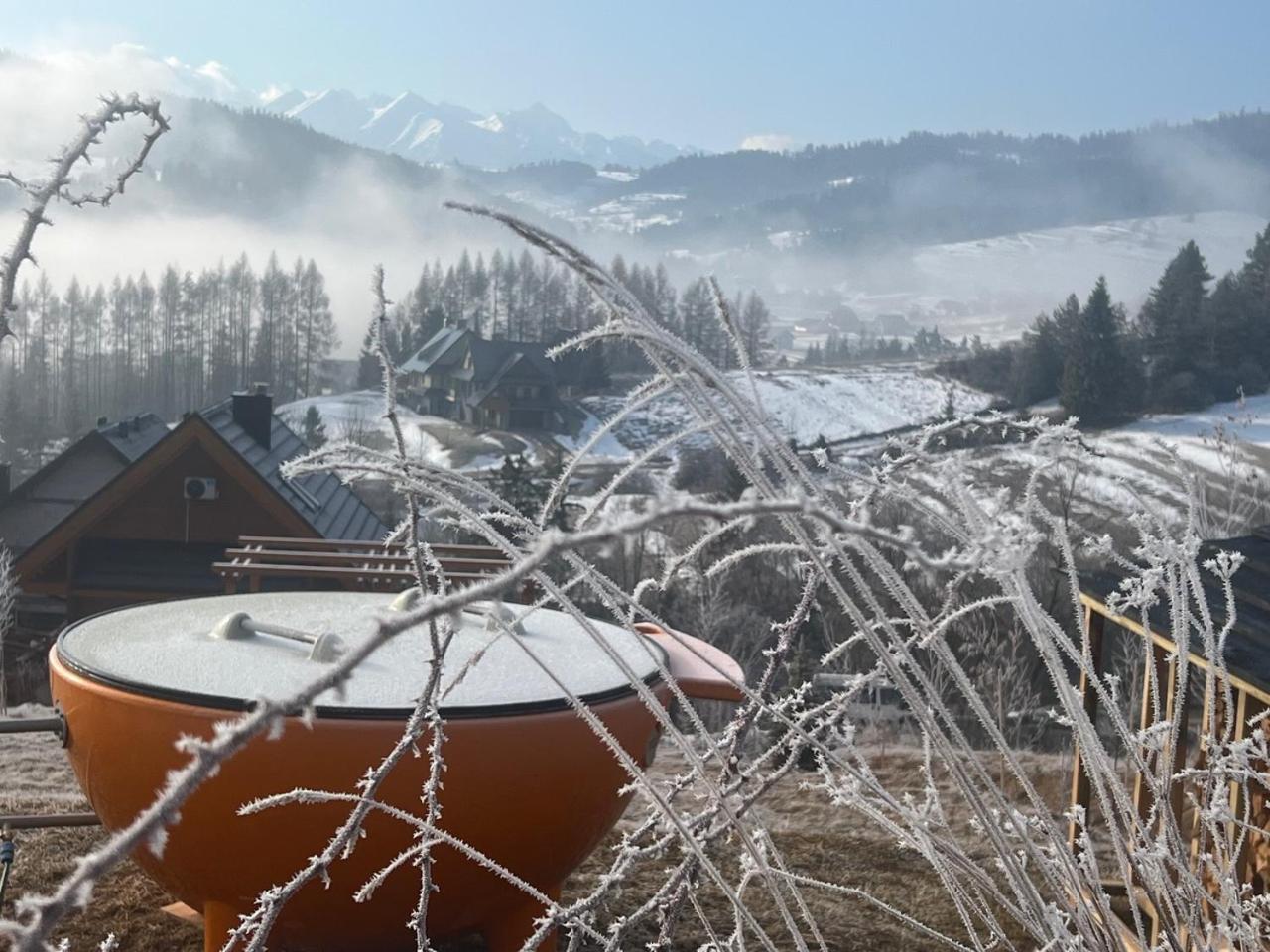 Houten Vakantiewoning "Reisnaarpolen" Royaal Ontbijt, Sauna En Hottub Czarna Góra Dış mekan fotoğraf