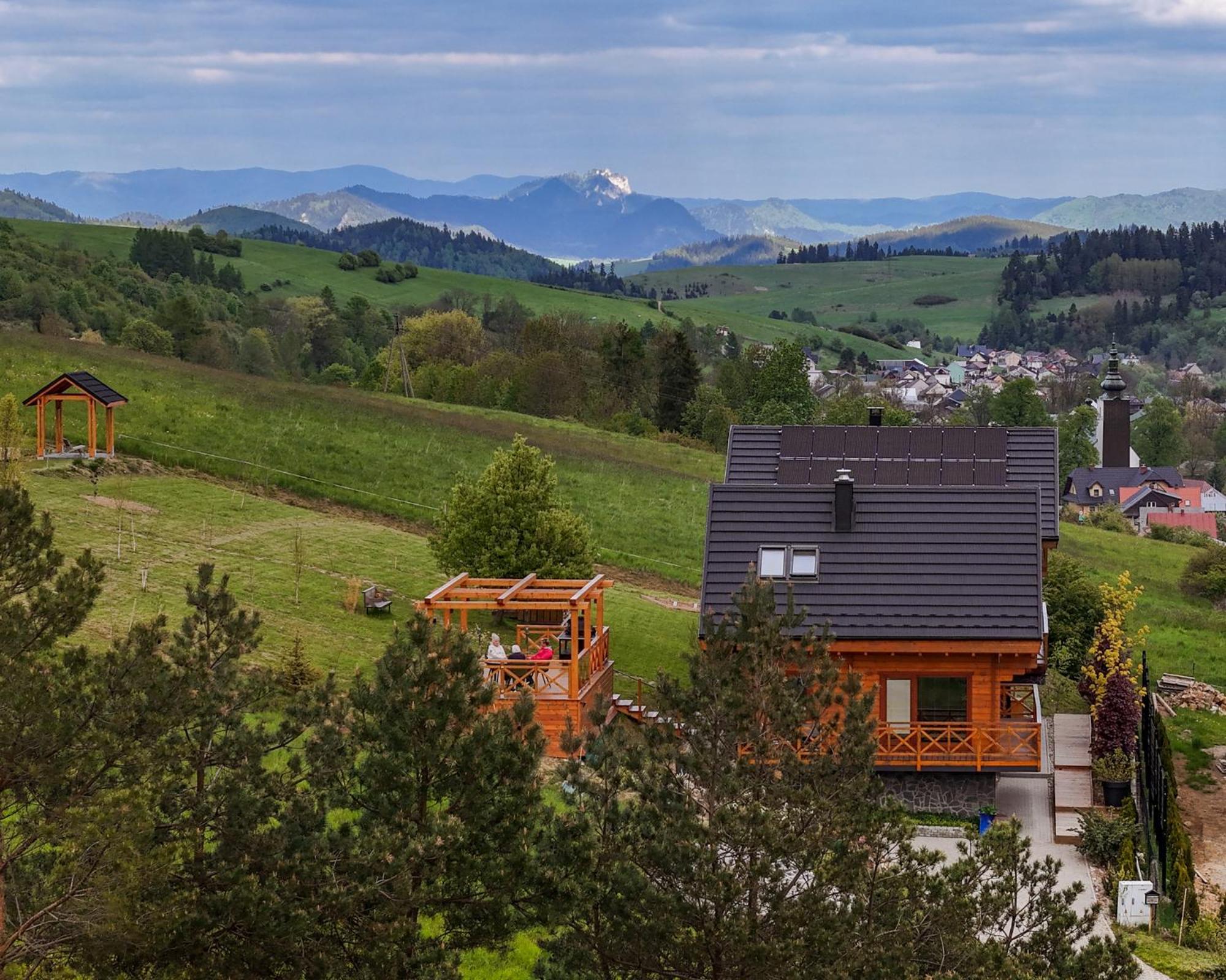 Houten Vakantiewoning "Reisnaarpolen" Royaal Ontbijt, Sauna En Hottub Czarna Góra Dış mekan fotoğraf