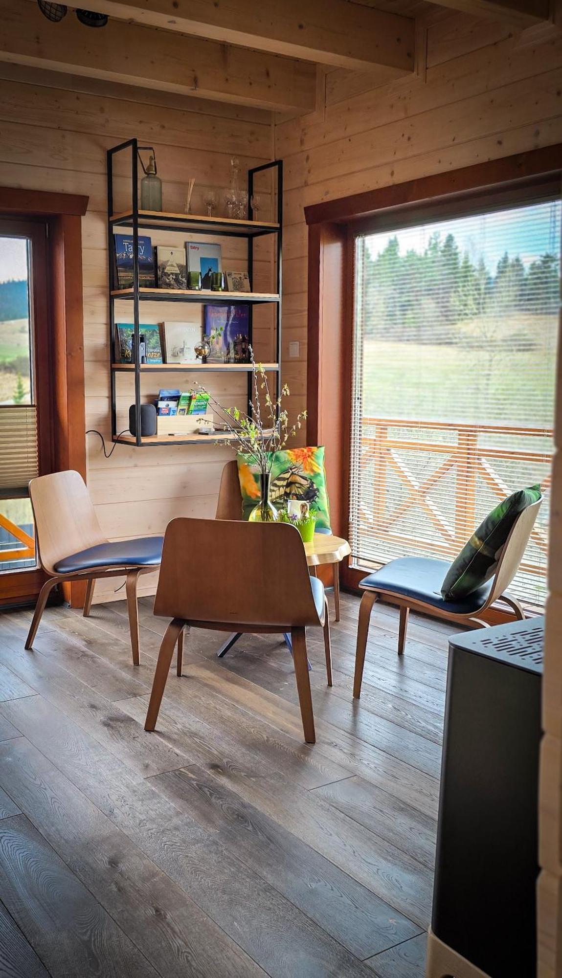 Houten Vakantiewoning "Reisnaarpolen" Royaal Ontbijt, Sauna En Hottub Czarna Góra Dış mekan fotoğraf